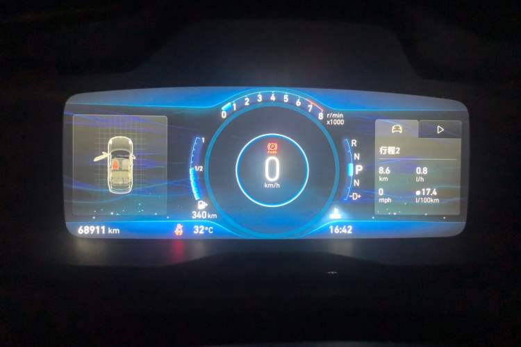 Used Lynk & Co 01 2019 2.0T Two-Wheel-Drive Pro Version China VI Standard Instrument Cluster