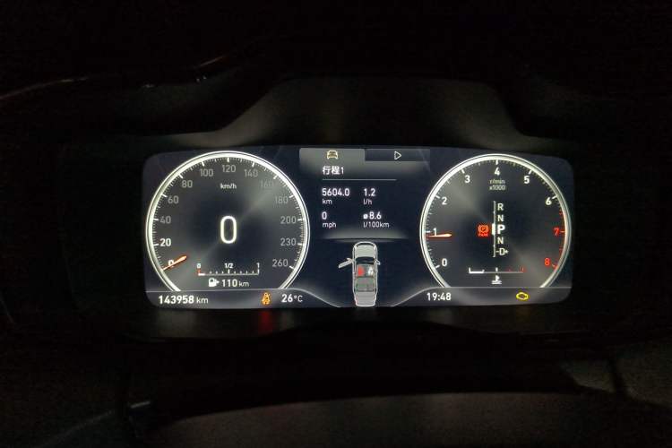 Used Lynk & Co 01 2019 2.0T Two-Wheel-Drive Pro Version China V Standard Instrument Cluster