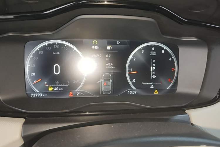Used Lynk & Co 01 2019 2.0T Two-Wheel Drive Zhaopu Version China V Standard Instrument Cluster