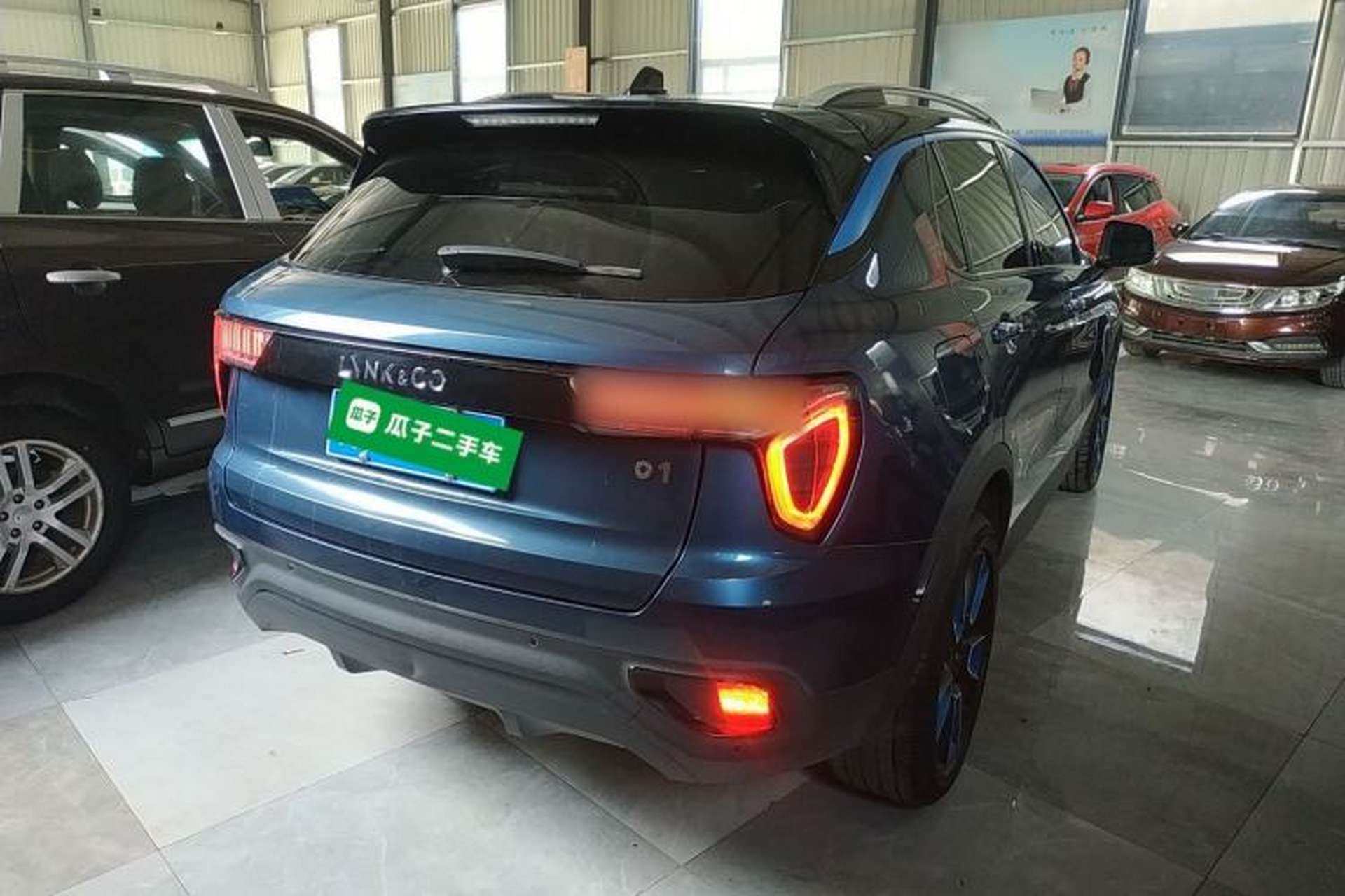 Used Lynk & Co 01 2019 2.0T Two-Wheel Drive Zhaopu Version China VI Standard Rear Right 45 Deg