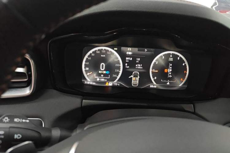 Used Lynk & Co 01 2019 2.0T Four-Wheel Drive Genie Pro Version China V Emission Standard Instrument Cluster
