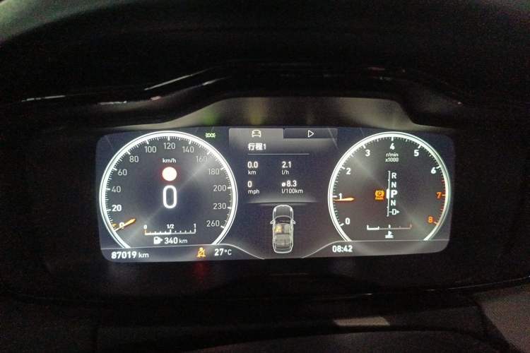 Used Lynk & Co 01 2019 2.0T Two-Wheel-Drive Pro Version China V Standard Instrument Cluster