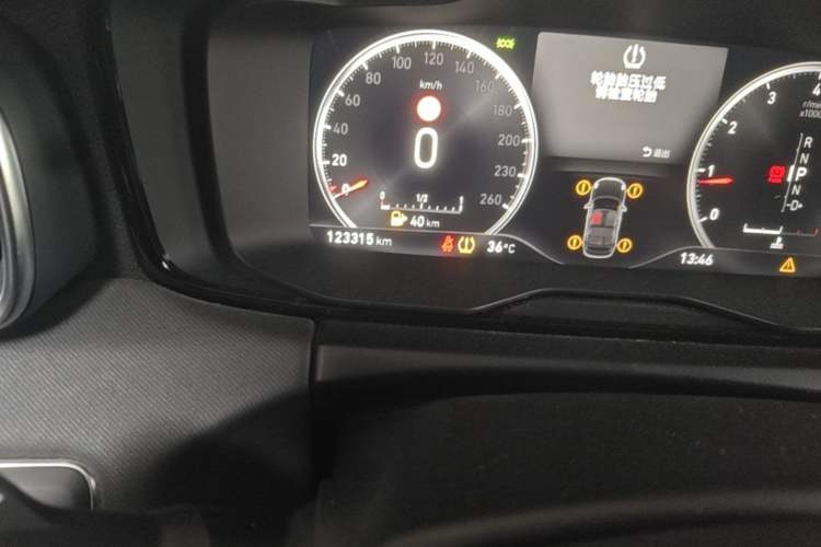 Used Lynk & Co 01 2019 2.0T Two-Wheel-Drive Pro Version China VI Standard Odometer Close Up