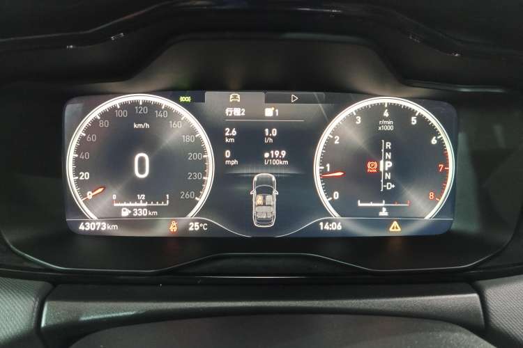 Used Lynk & Co 01 2020 2.0T Two-Wheel Drive Pure Pro Version China VI Standard Instrument Cluster