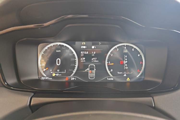 Used Lynk & Co 01 2020 2.0T Two-Wheel Drive Pure Pro Version China VI Standard Instrument Cluster