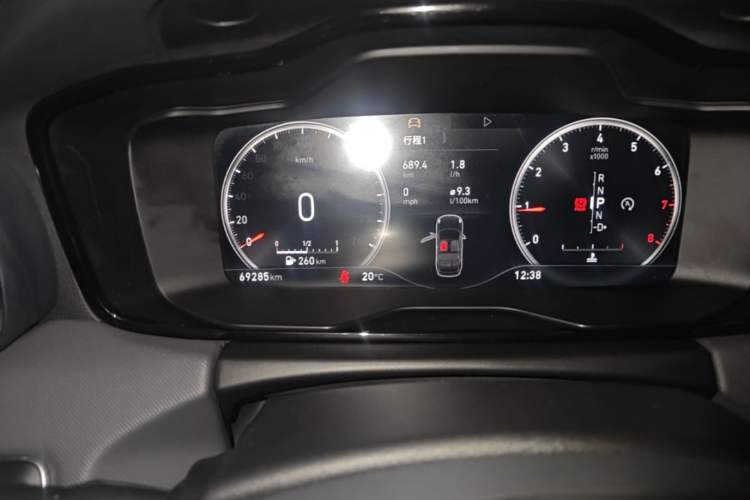 Used Lynk & Co 01 2020 2.0T Two-Wheel Drive Pure Pro Version China VI Standard Instrument Cluster