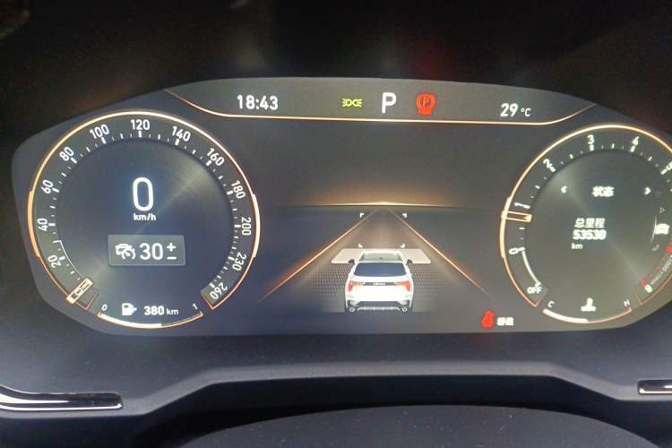 Used Lynk & Co 01 2021 2.0TD Four-Wheel Drive Dark Night Edition Instrument Cluster