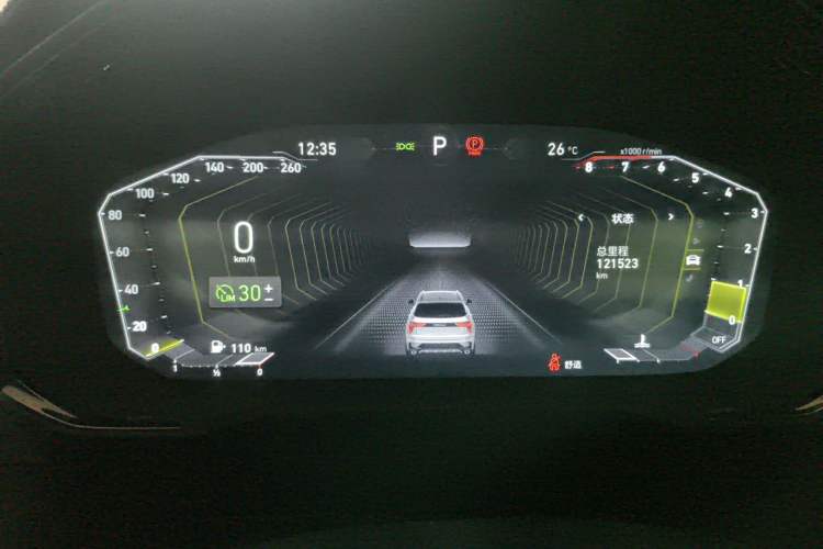 Used Lynk & Co 01 2021 2.0TD Four-Wheel Drive Dark Night Edition Odometer Close Up
