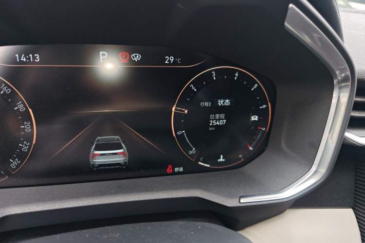 Used Lynk & Co 01 2021 2.0TD Two-Wheel Drive Zhaopu Pro Odometer Close Up