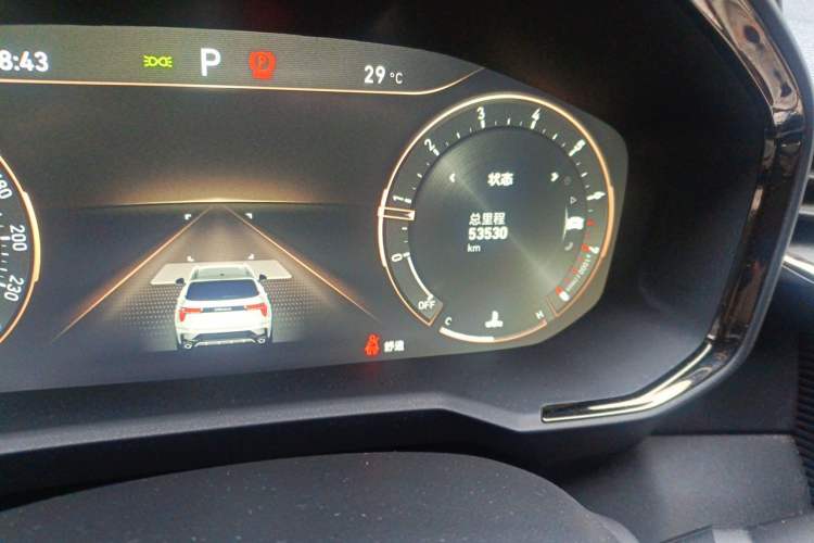 Used Lynk & Co 01 2021 2.0TD Four-Wheel Drive Dark Night Edition Odometer Close Up
