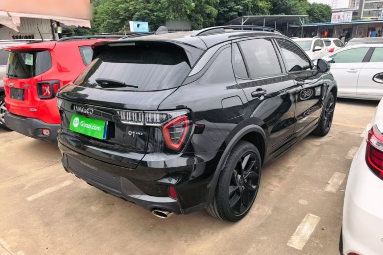 Used Lynk & Co 01 2021 2.0TD Four-Wheel Drive Dark Night Edition Rear Right 45 Deg