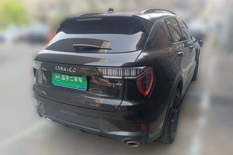 Used Lynk & Co 01 2021 2.0TD Four-Wheel Drive Dark Night Edition Rear Right 45 Deg