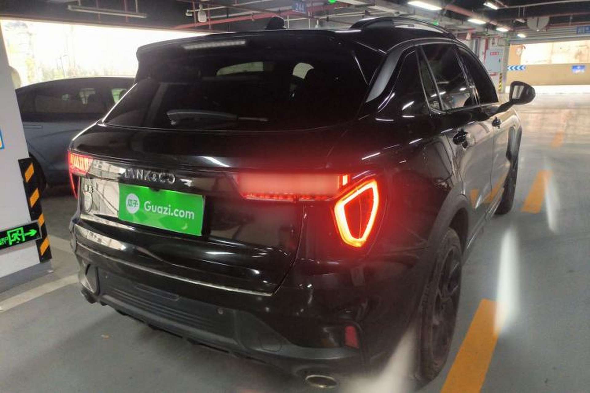 Used Lynk & Co 01 2021 2.0TD Four-Wheel Drive Dark Night Edition Rear Right 45 Deg