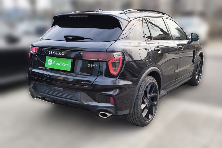 Used Lynk & Co 01 2021 2.0TD Four-Wheel Drive Dark Night Edition Rear Right 45 Deg