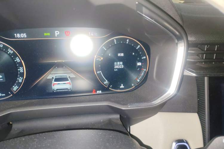 Used Lynk & Co 01 2021 2.0TD Two-Wheel Drive Zhaopu Pro Odometer Close Up