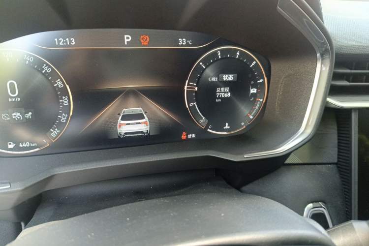 Used Lynk & Co 01 2021 2.0TD Two-Wheel-Drive Pro Trim Odometer Close Up