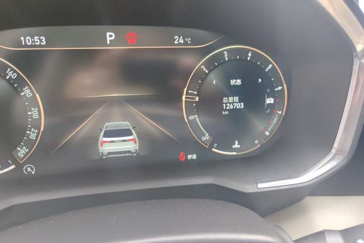 Used Lynk & Co 01 2021 2.0TD Two-Wheel Drive Zhaopu Pro Odometer Close Up
