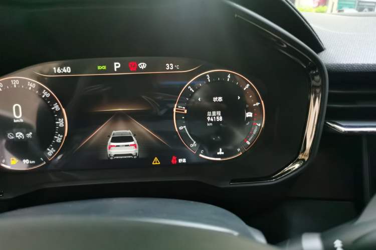 Used Lynk & Co 01 2021 2.0TD Four-Wheel Drive Hype-Halo Odometer Close Up