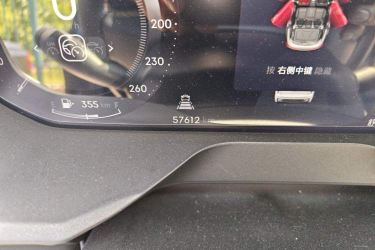 Used Lynk & Co 01 2023 2.0TD Two-Wheel Drive Pro Trim Odometer Close Up