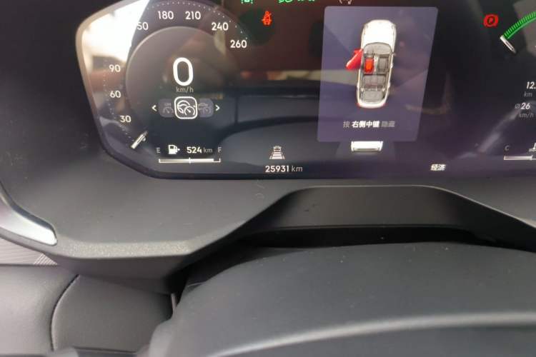 Used Lynk & Co 01 2023 2.0TD Two-Wheel Drive Pro Trim Odometer Close Up