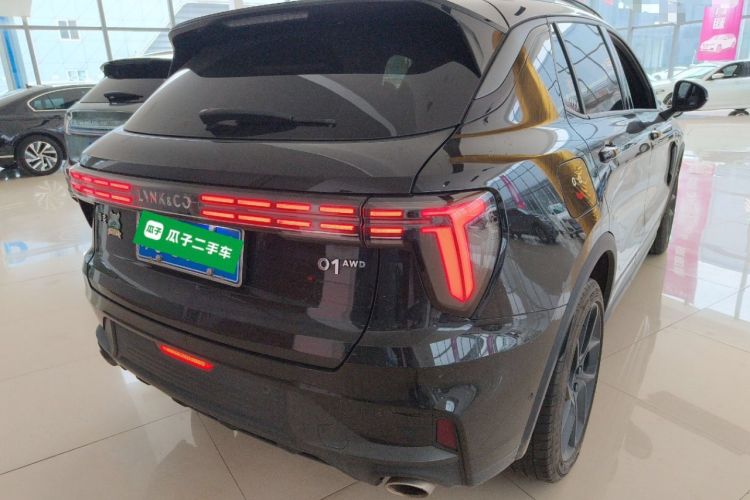 Used Lynk & Co 01 2023 2.0TD Four-Wheel Drive Dark Night Edition Rear Right 45 Deg
