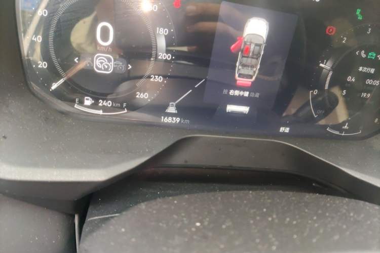 Used Lynk & Co 01 2023 2.0TD Two-Wheel Drive Pro Trim Odometer Close Up