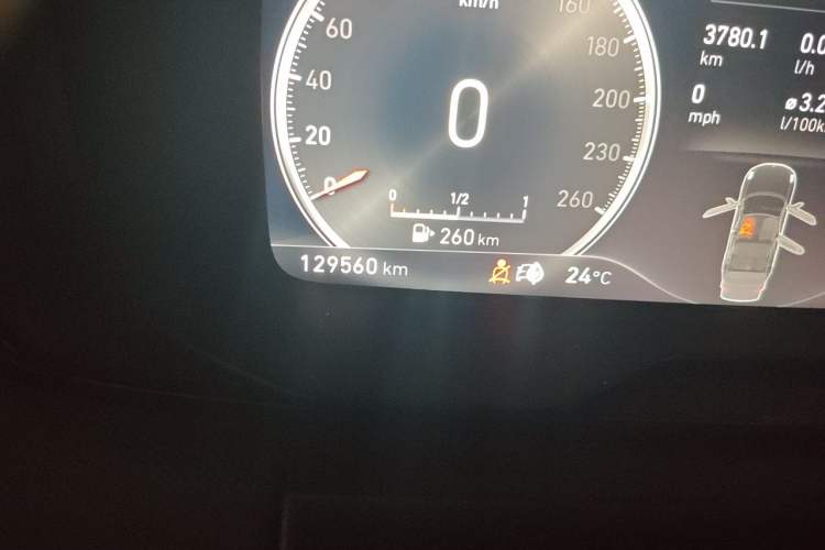 Used Lynk & Co 01 EM-P 2018 1.5T PHEV JingPro National Emission Standard V Odometer Close Up