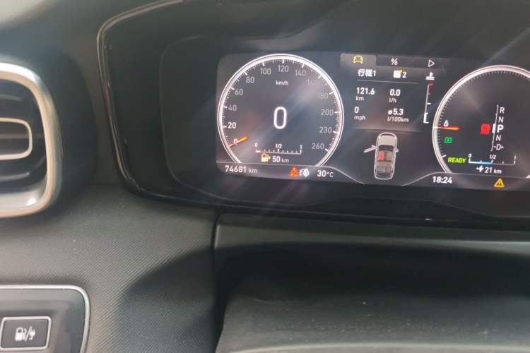 Used Lynk & Co 01 EM-P 2018 1.5T PHEV JingPro National Emission Standard V Odometer Close Up