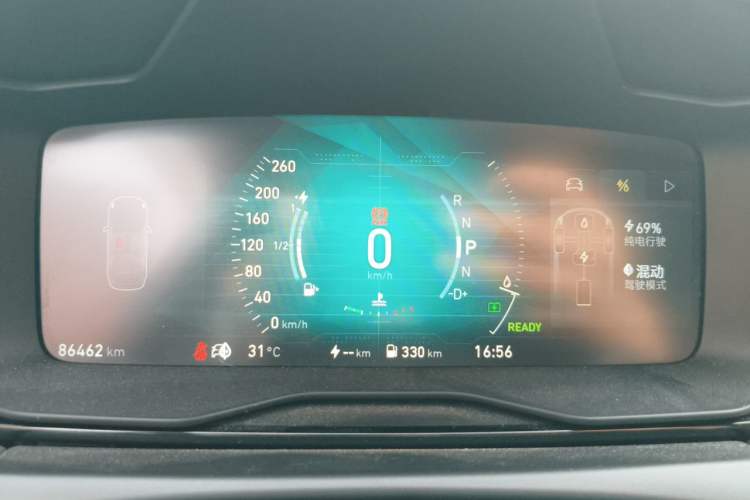 Used Lynk & Co 01 EM-P 2019 1.5T PHEV Jing Meeting China VI Emission Standards Instrument Cluster