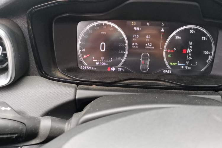 Used Lynk & Co 01 EM-P 2019 1.5T PHEV JingPro National VI Odometer Close Up