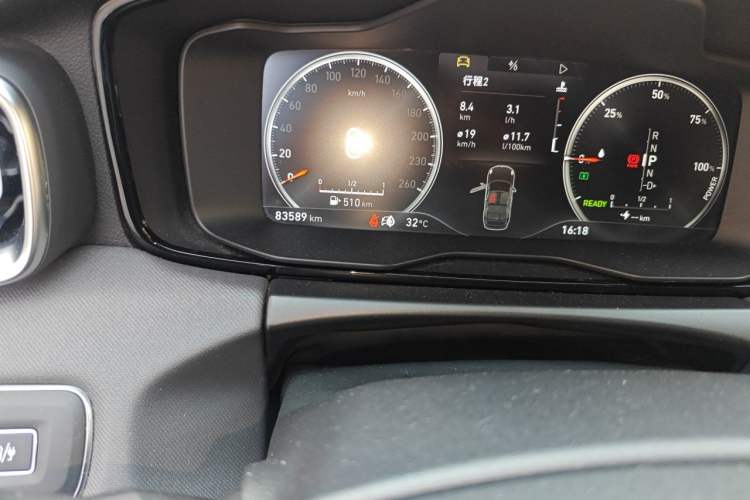 Used Lynk & Co 01 EM-P 2019 1.5T PHEV JingPro National VI Odometer Close Up