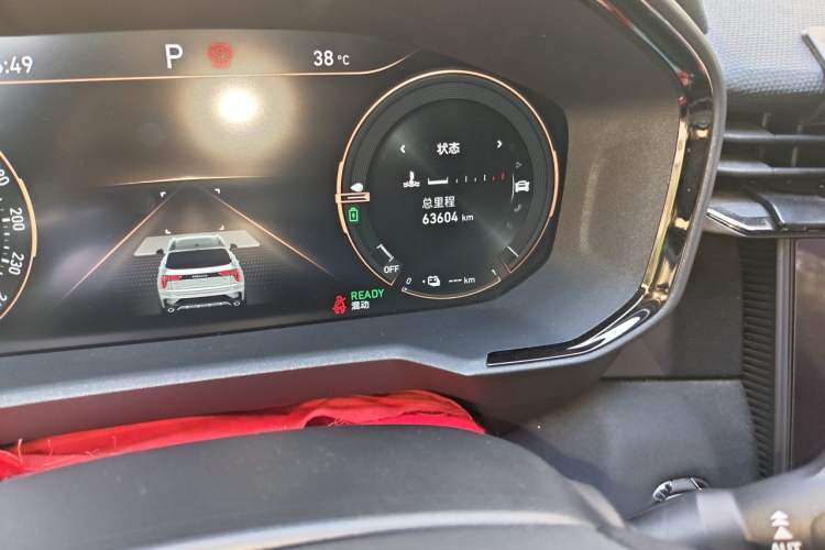 Used Lynk & Co 01 EM-P 2021 1.5TD PHEV Halo Odometer Close Up