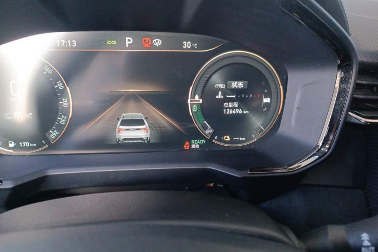 Used Lynk & Co 01 EM-P 2021 1.5TD PHEV Halo Odometer Close Up