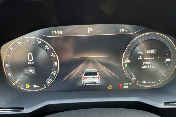 Used Lynk & Co 01 EM-P 2022 1.5TD PHEV Plus Odometer Close Up