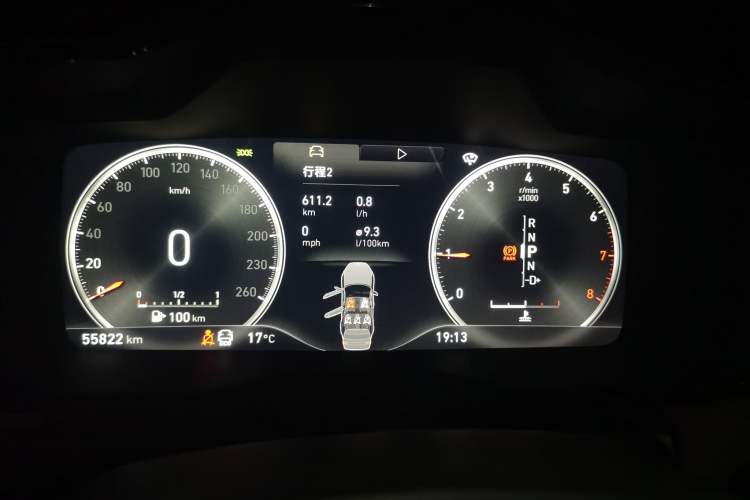 Used Lynk & Co 02 2018 1.5T DCT Two-Wheel Drive Pro Version China V Emission Standard Instrument Cluster