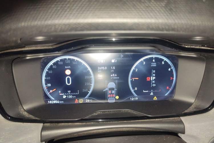 Used Lynk & Co 02 2018 1.5T DCT Two-Wheel Drive Pro Version China V Emission Standard Instrument Cluster