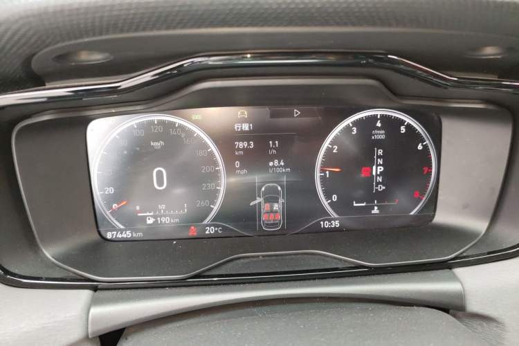 Used Lynk & Co 02 2018 1.5T DCT Two-Wheel Drive Pro Version China V Emission Standard Instrument Cluster