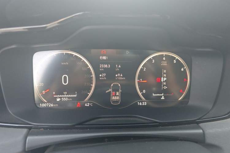 Used Lynk & Co 02 2018 1.5T DCT Two-Wheel Drive Sporty Version China V Standard Instrument Cluster