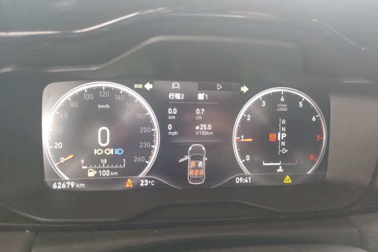 Used Lynk & Co 02 2018 1.5T DCT Two-Wheel Drive Pro Version China V Emission Standard Instrument Cluster