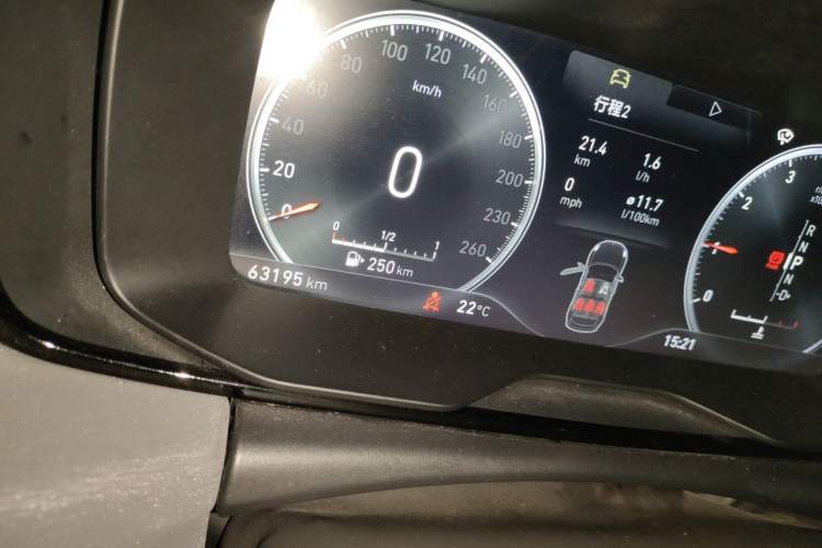 Used Lynk & Co 02 2018 1.5T DCT Two-Wheel Drive Pro Version China V Emission Standard Odometer Close Up