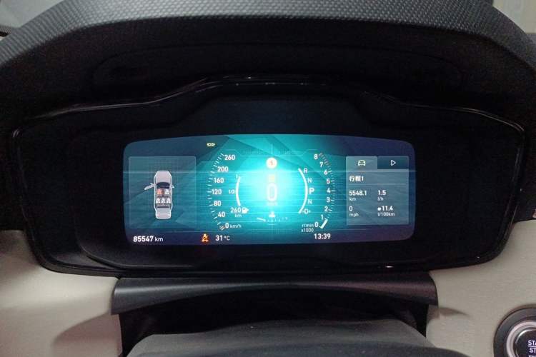 Used Lynk & Co 02 2018 1.5T DCT Two-Wheel Drive Zhaopu Version China V Standard Instrument Cluster