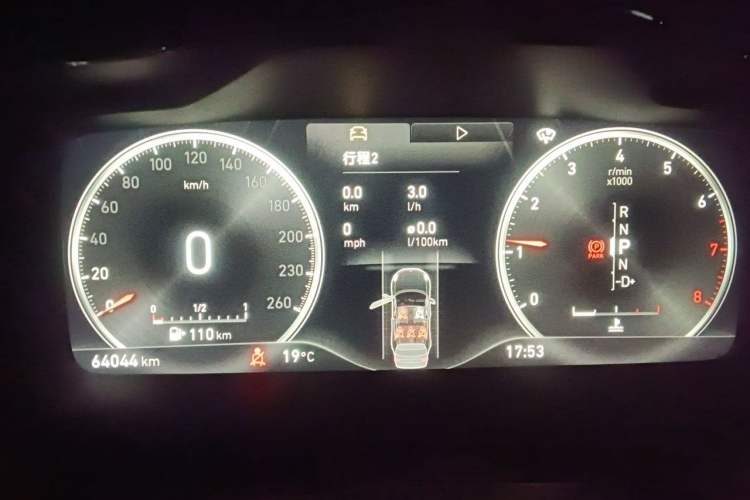 Used Lynk & Co 02 2018 1.5T DCT Two-Wheel Drive Zhaopu Version China V Standard Instrument Cluster