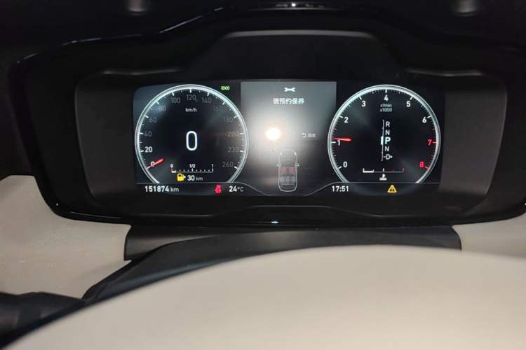 Used Lynk & Co 02 2018 1.5T DCT Two-Wheel Drive Zhaopu Version China V Standard Instrument Cluster