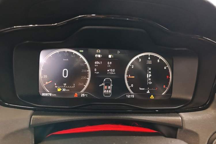 Used Lynk & Co 02 2018 1.5T DCT Two-Wheel Drive Pro Version China V Emission Standard Instrument Cluster