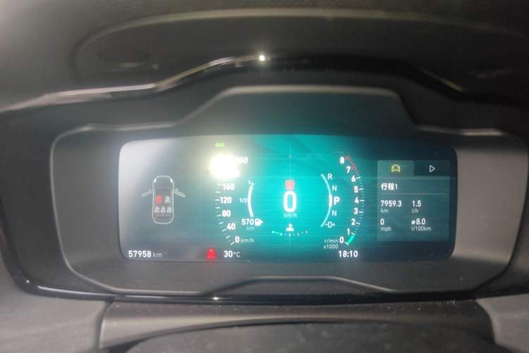 Used Lynk & Co 02 2018 1.5T DCT Two-Wheel Drive Pro Version China V Emission Standard Instrument Cluster