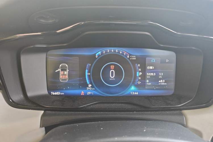 Used Lynk & Co 02 2018 1.5T DCT Two-Wheel Drive Zhaoban China V Standard Instrument Cluster