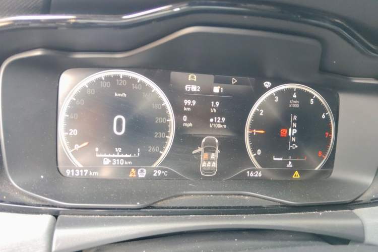Used Lynk & Co 02 2018 1.5T DCT Two-Wheel Drive Pro Version China V Emission Standard Instrument Cluster