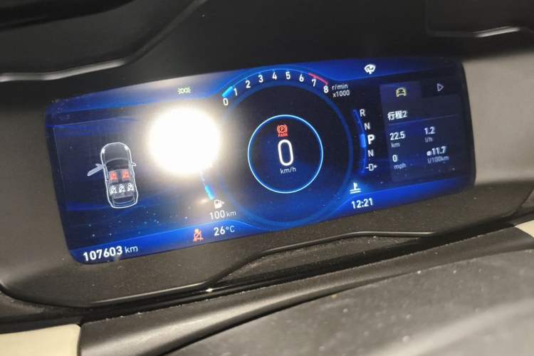 Used Lynk & Co 02 2018 1.5T DCT Two-Wheel Drive Zhaopu Version China V Standard Instrument Cluster