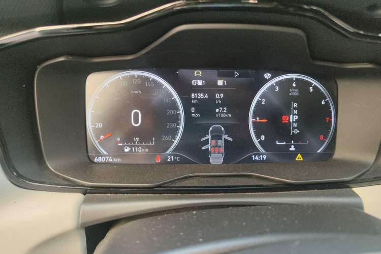 Used Lynk & Co 02 2018 1.5T DCT Two-Wheel Drive Zhaopu Version China V Standard Instrument Cluster