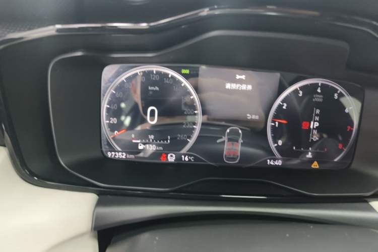 Used Lynk & Co 02 2018 1.5T DCT Two-Wheel Drive Zhaopu Version China V Standard Instrument Cluster